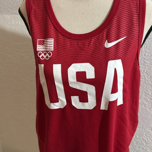 Nike dri-fit red USA Olympic tank top - Picture 2 of 4